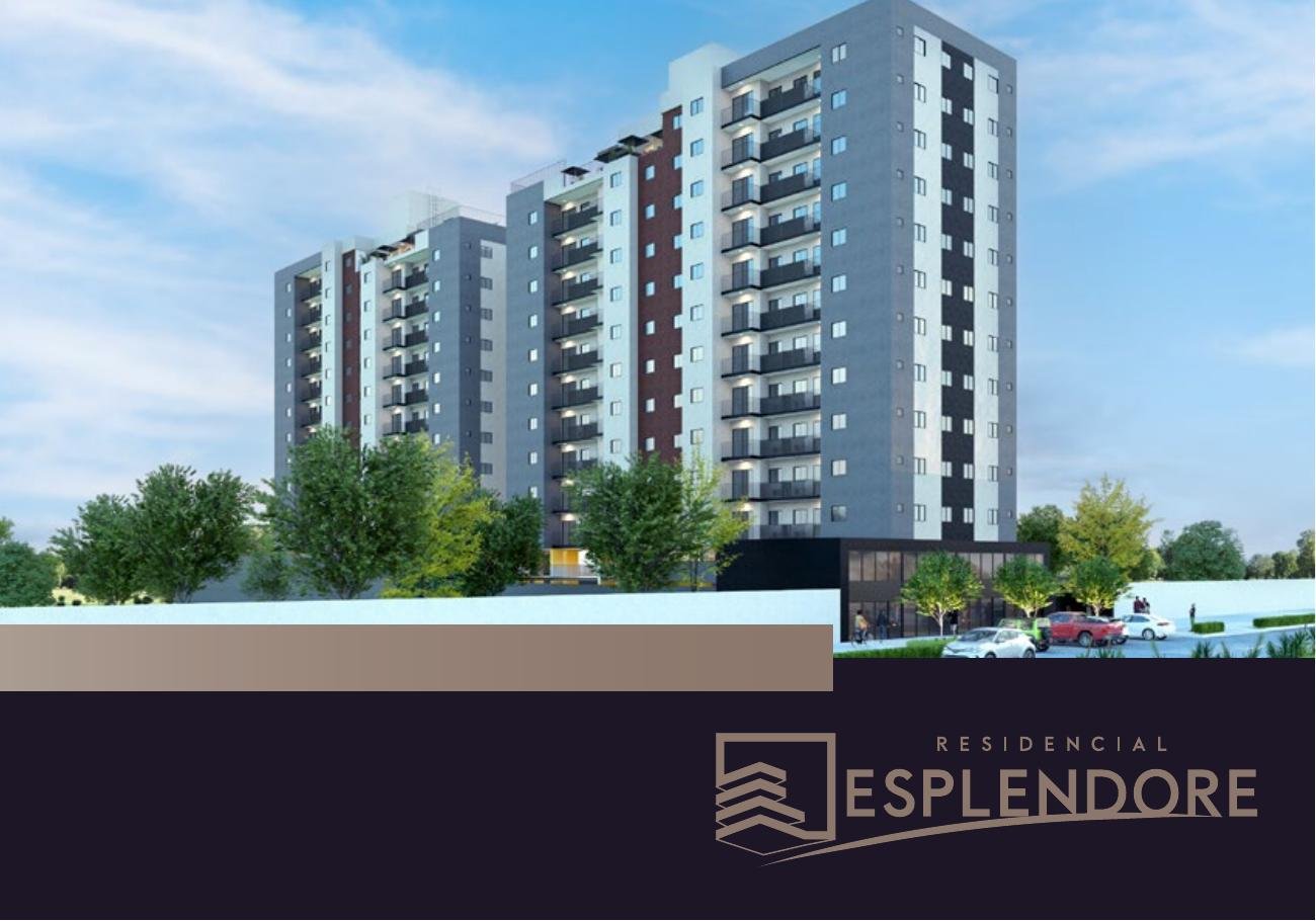 Fachada e logomarca do Residencial Esplendore